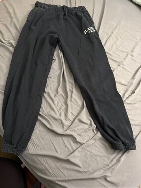 PLAYBOY Black Logo Jogger Sweatpants